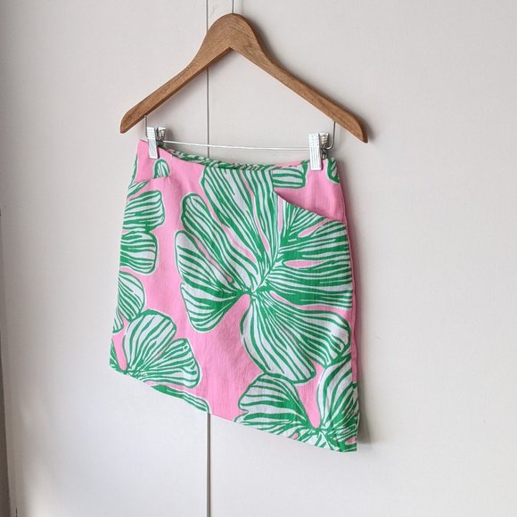 🌸💚Lilly Pulitzer Skort Size XS/0 Marigold Style Who Let the Fronds Out Pattern - Picture 5 of 14